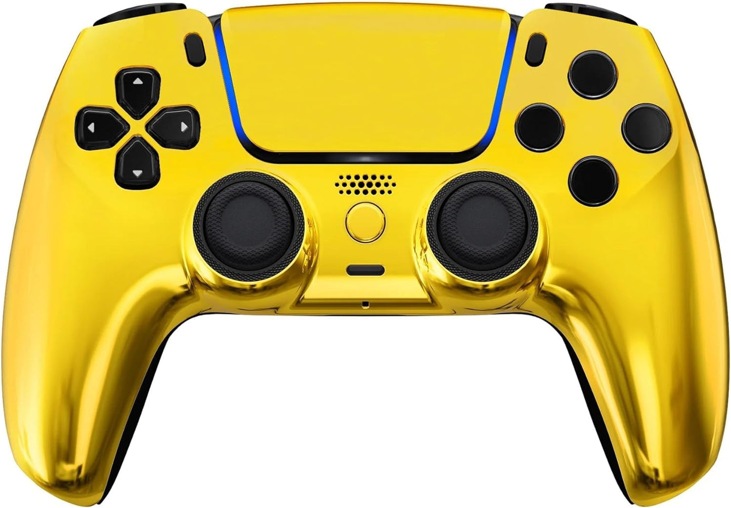 Custom Controllerzz Modded Wireless Custom Controller for PS5 - Compatible With All Shooting Games - Rapid Fire  Dropshot  Akimbo & More (Gold)