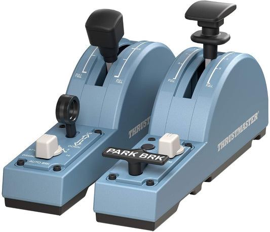 THRUSTMASTER TCA Quadrant Add On Airbus Edition - PC Compatible Flight Controller, Black, Model 2960853