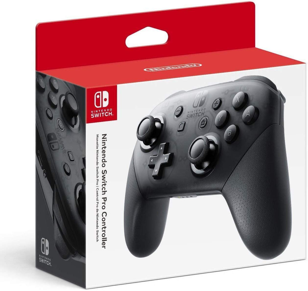 Nintendo Switch Pro Video Game Gaming Controller  Black (refurbished)