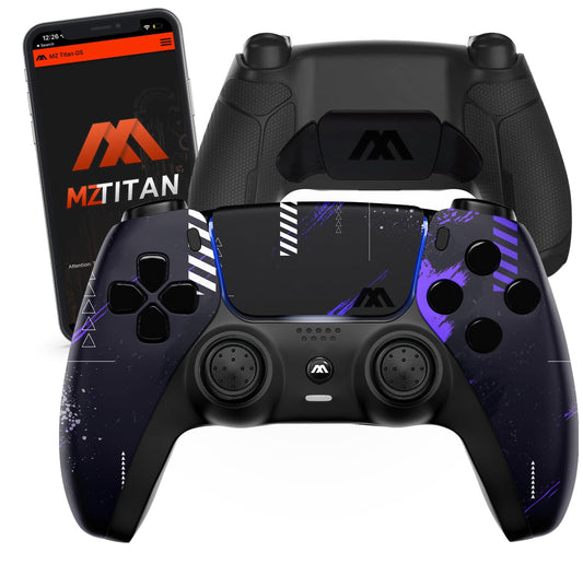 Custom Modded Controller for PS5 with Anti Recoil Mode - Remappable Paddles - Interchangeable Thumbsticks - Hair Triggers - Tactical Buttons - Wireless Joystick for PlayStation 5 with Esports