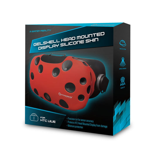 Hyperkin GelShell Headset Skin for HTC Vive - Silicone, Red, Model M07200-RD