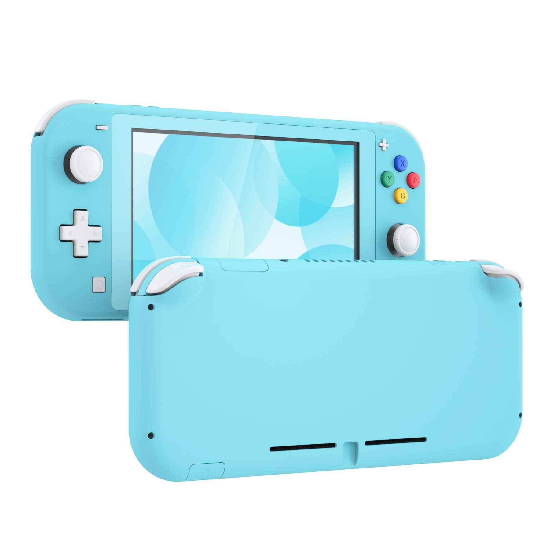 eXtremeRate Heaven Blue DIY Replacement Shell for Nintendo Switch Lite  NSL Handheld Controller Housing with Screen Protector  Custom Case Cover for Nintendo Switch Lite [Console NOT Included]