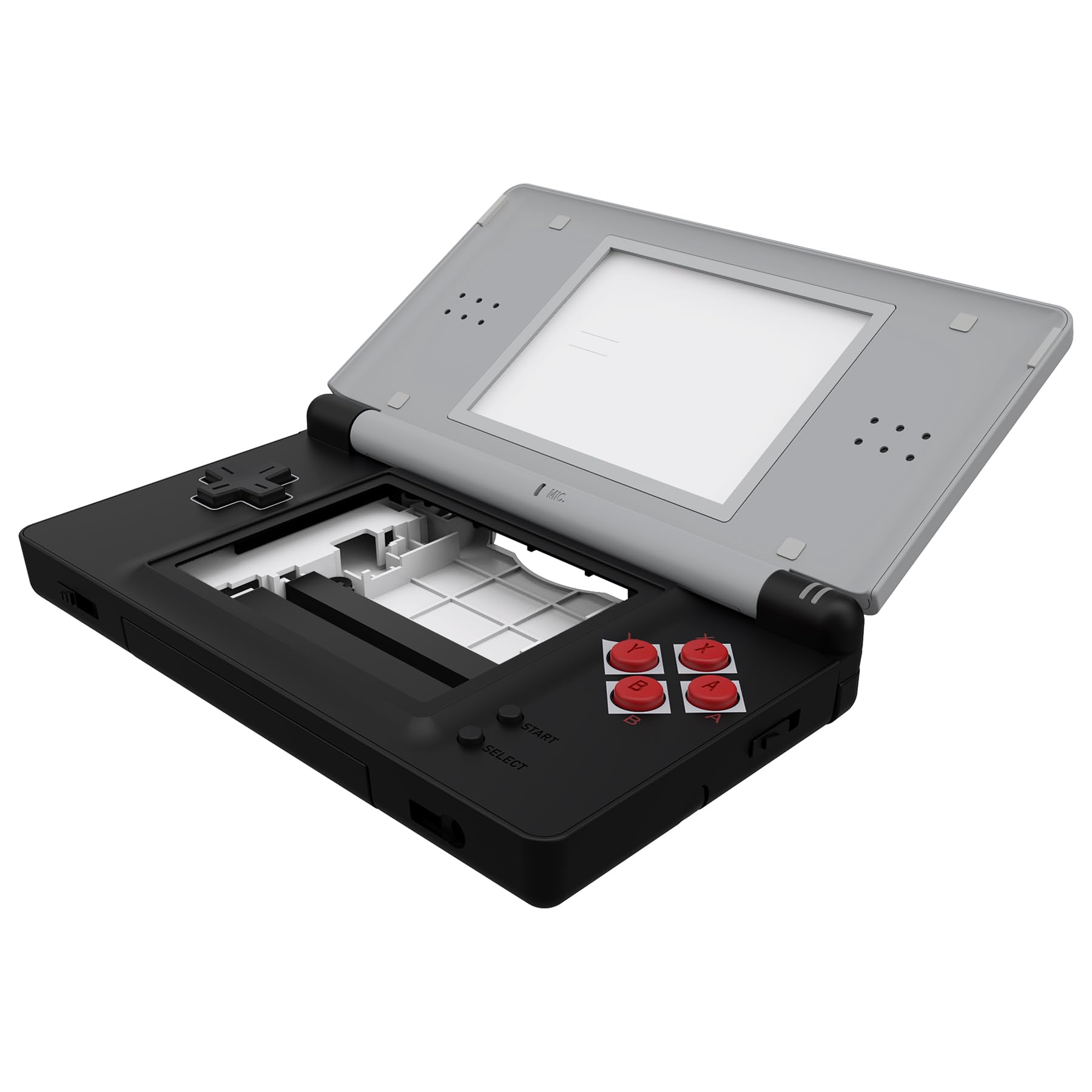 eXtremeRate NES Style Replacement Housing Shell for Nintendo DS Lite - Custom Case Cover with Buttons, Model DSLY004