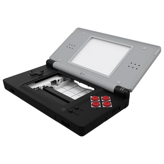 eXtremeRate NES Style Replacement Housing Shell for Nintendo DS Lite - Custom Case Cover with Buttons, Model DSLY004