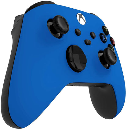 Custom Controllerzz Wireless Controller for Xbox Series X/S & One - Soft Touch Feel, X/S Blue