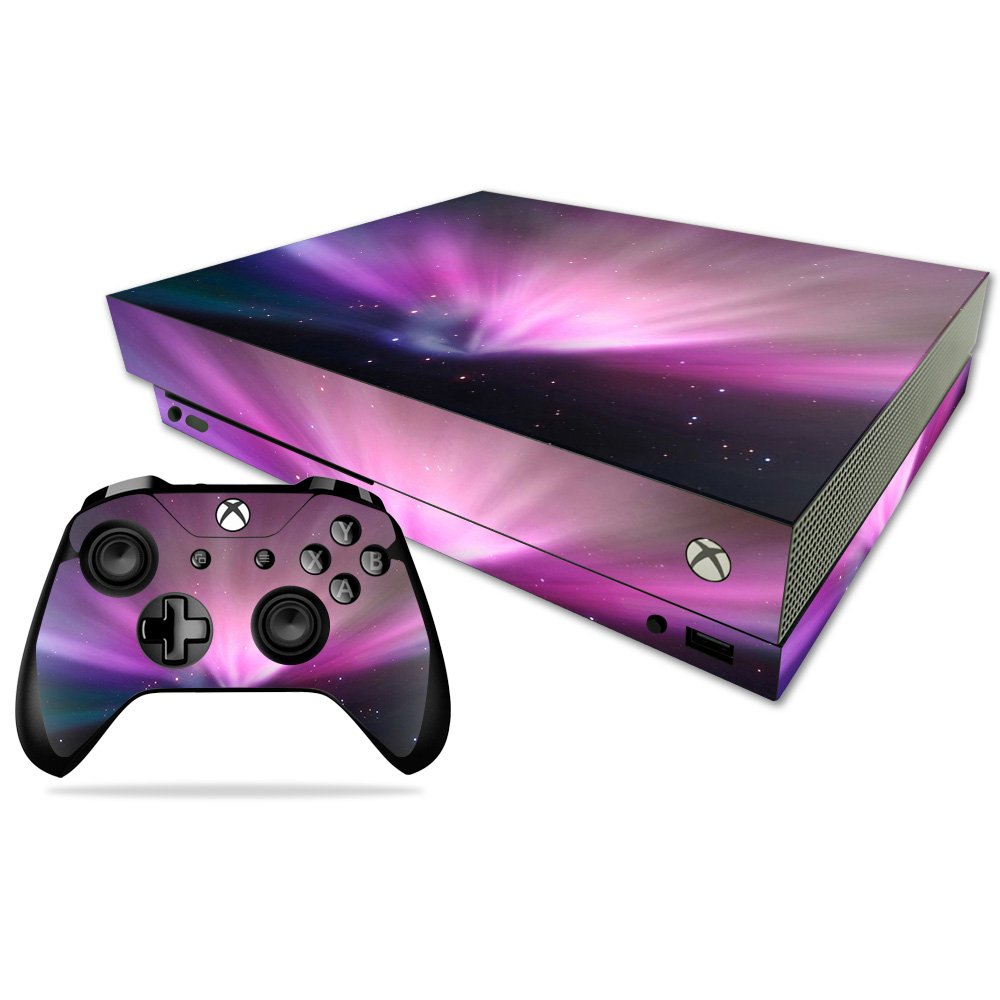 MIGHTY SKINS Xbox One X Skin - Spaced Out - Durable Vinyl Decal Wrap, Easy to Apply/Remove, Made in USA, Model MIXBONXCMB-Spaced Out