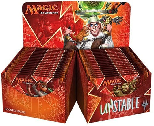 Magic: The Gathering Unstable Booster Display Box - 36 Packs, Black, Model MTG-UST-BD-EN