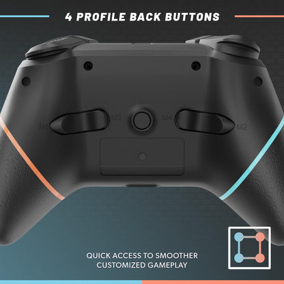 Hyperkin Armor3 Wireless Controller for Nintendo Switch - Black/Orange, Model M07467-BUOR