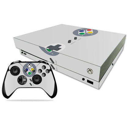 MIGHTY SKINS Xbox One X Skin - Retro Gamer 1, Durable Vinyl Decal, Easy to Apply & Remove, Unique Design, Made in USA