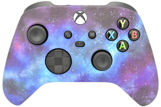 ProControllers LLC Wireless Custom Controller Compatible with PC  Windows 10+  Series X/S & One (Series X/S Blue Galaxy)