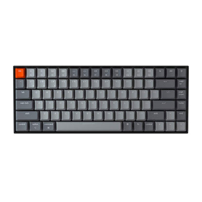 Keychron K2 75% RGB Bluetooth Mechanical Keyboard - Gateron G Pro Red Switch, Compact 84 Keys, USB Wired for Mac & Windows
