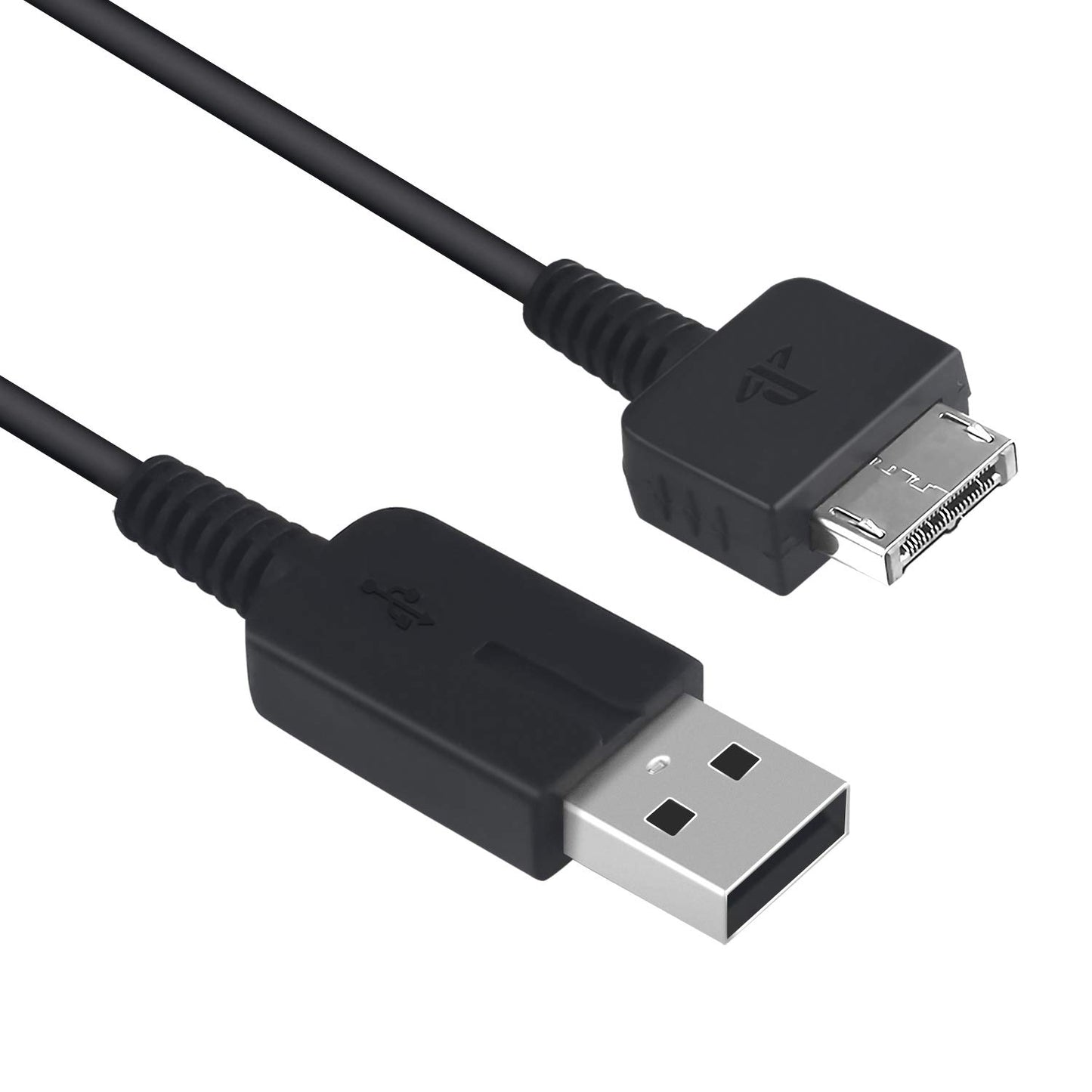 Funturbo PS Vita Charger Cable 3.3 ft USB Data & Power Cord - Black, Model FTB-07