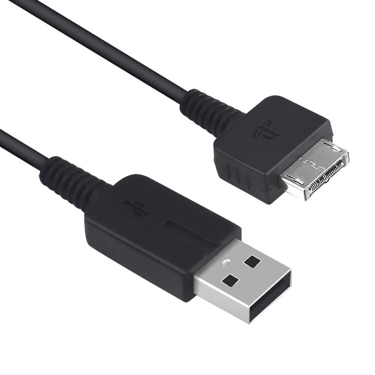 Funturbo PS Vita Charger Cable 3.3 ft USB Data & Power Cord - Black, Model FTB-07