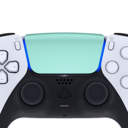 eXtremeRate Replacement Touchpad Cover for PS5 Controller - Metallic Vista Green, Model JPF4044