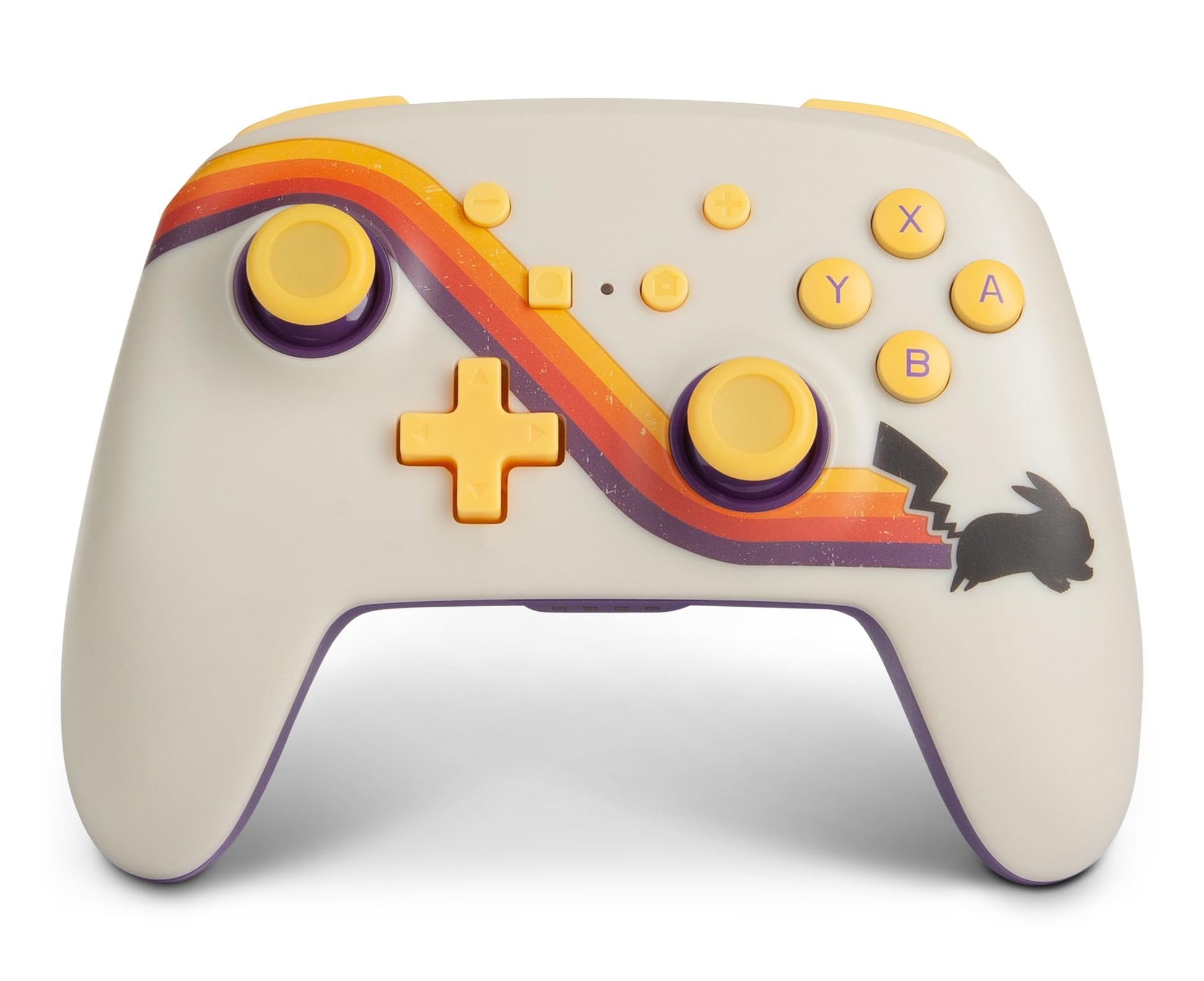 PowerA Enhanced Wireless Controller - Pokémon Pikachu Retro - White - Officially Licensed for Nintendo Switch/Switch Lite/OLED Model