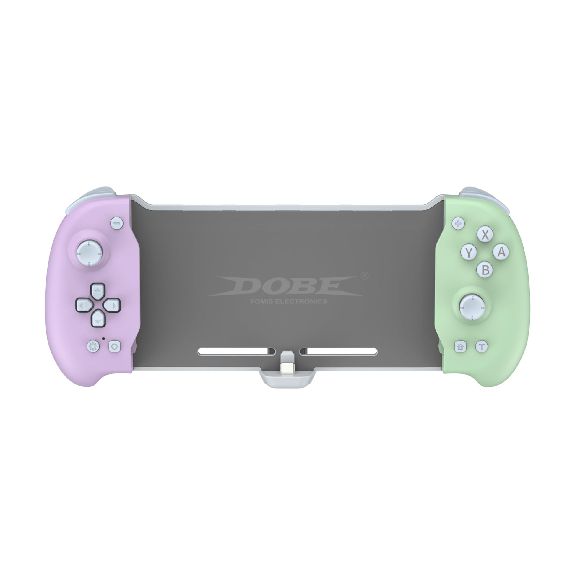 Dobe - Eggshell Controller Gripcon Controller for Handheld Mode, Ergonomic Controller for Nintendo Switch with 6-Axis Gyro, Dual