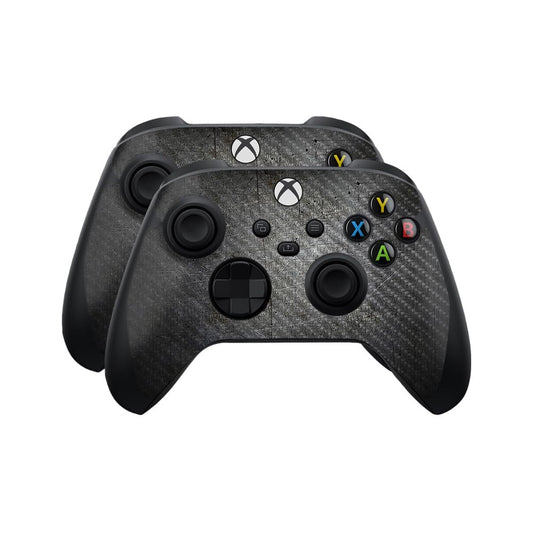 Carbon Fiber Skin Compatible with Microsoft Xbox Series X|S Controller (2 Pack) - Scratched Up - Premium 3M Vinyl Protective Wrap Decal Cover - Easy to Apply | Crafted in The USA by MightySkins