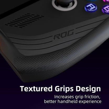 Skull & Co. GripCase Bundle for ROG Ally X 2024 - Soft Protective Case with Grips, Non-Slip Design, Black
