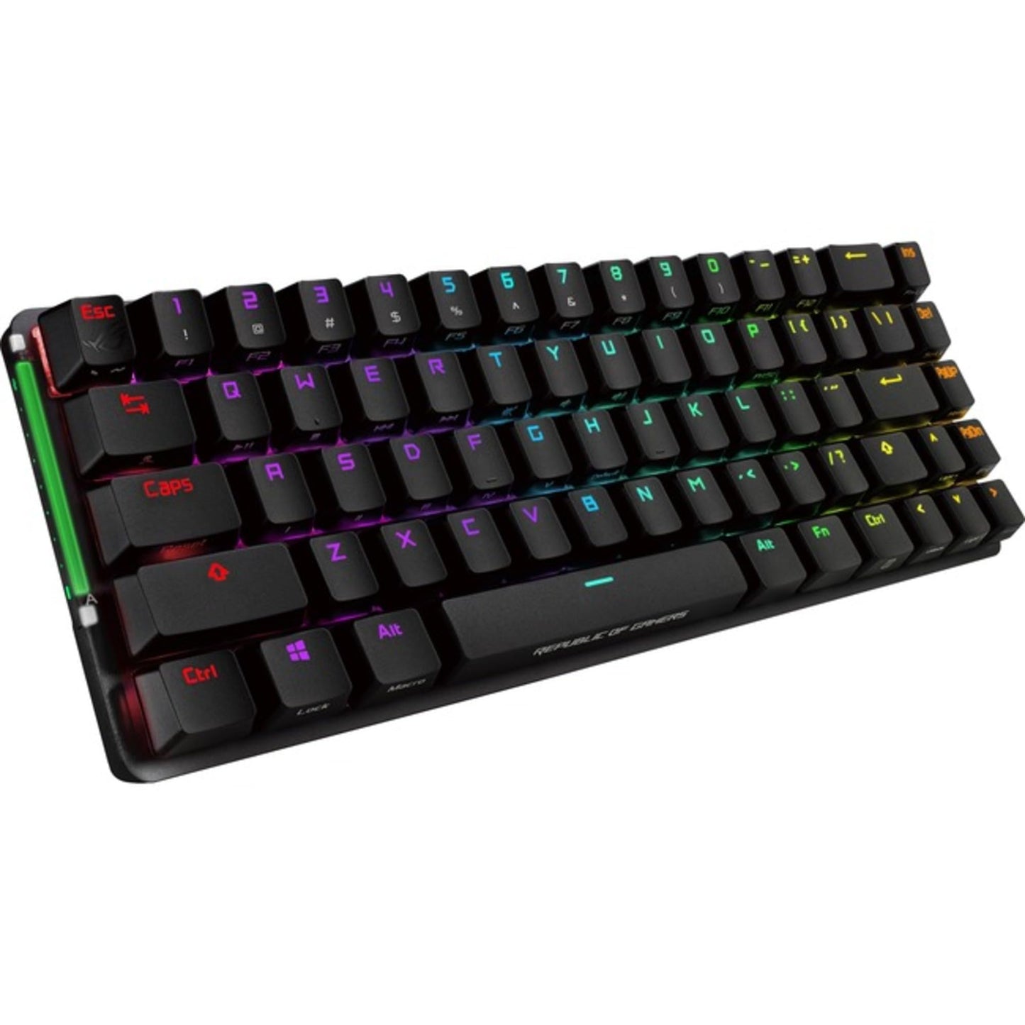 ASUS ROG Falchion NX 65% Wireless RGB Gaming Mechanical Keyboard | ROG NX Brown Tactile Switches  PBT Doubleshot Keycaps  Wired / 2.4G Hz  Touch Panel  Keyboard Cover Case  Macro Support