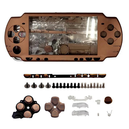 OSTENT PSP 2000 Full Housing Shell Case Replacement Parts - Brown, Model 012907