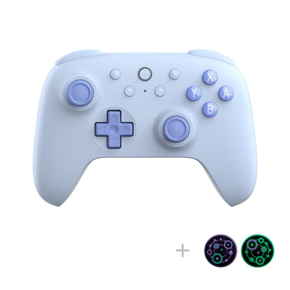 8Bitdo Ultimate 2C Bluetooth Controller - Hall Effect Joysticks, Remappable L4/R4, Motion Control, Rumble, Turbo - Blue