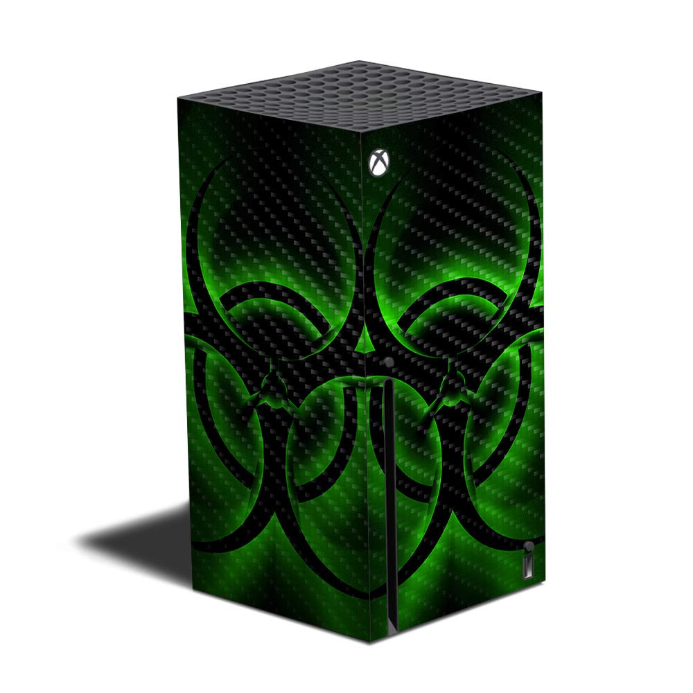 MightySkins Carbon Fiber Skin Compatible with Xbox Series X - Bio Glare | Protective  Durable Textured Carbon Fiber Finish | Easy to Apply and Change Styles | Made in The USA (CF-MIXBSERX-Bio Glare)