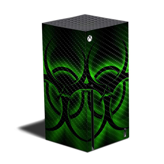 MightySkins Carbon Fiber Skin Compatible with Xbox Series X - Bio Glare | Protective  Durable Textured Carbon Fiber Finish | Easy to Apply and Change Styles | Made in The USA (CF-MIXBSERX-Bio Glare)