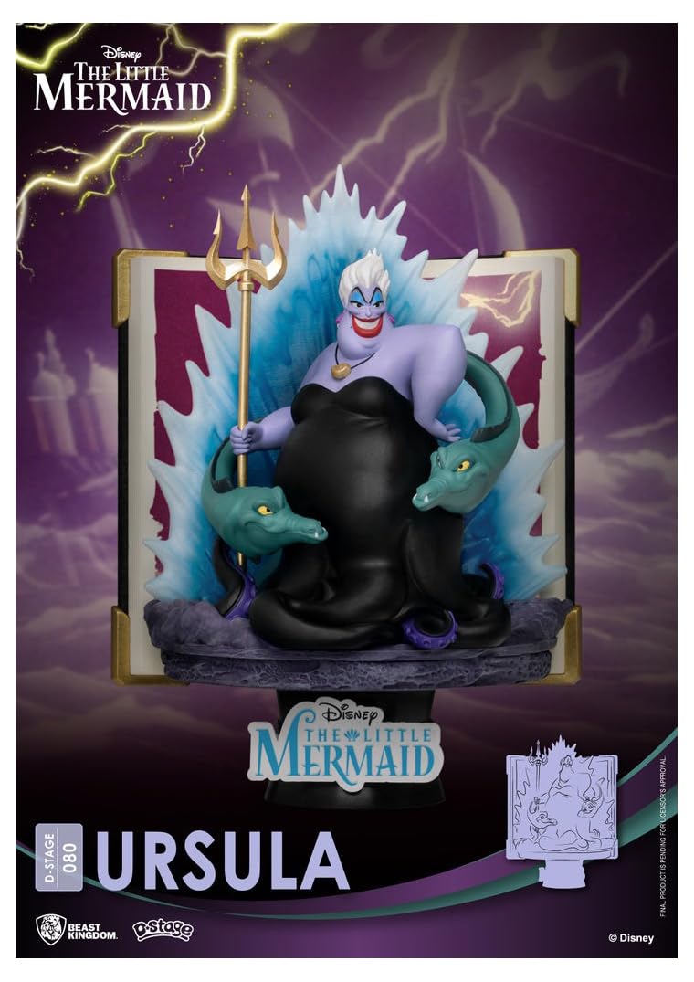 Beast Kingdom DS-080 Story Book Series - Ursula, 6 inches, Purple, Model BK14606