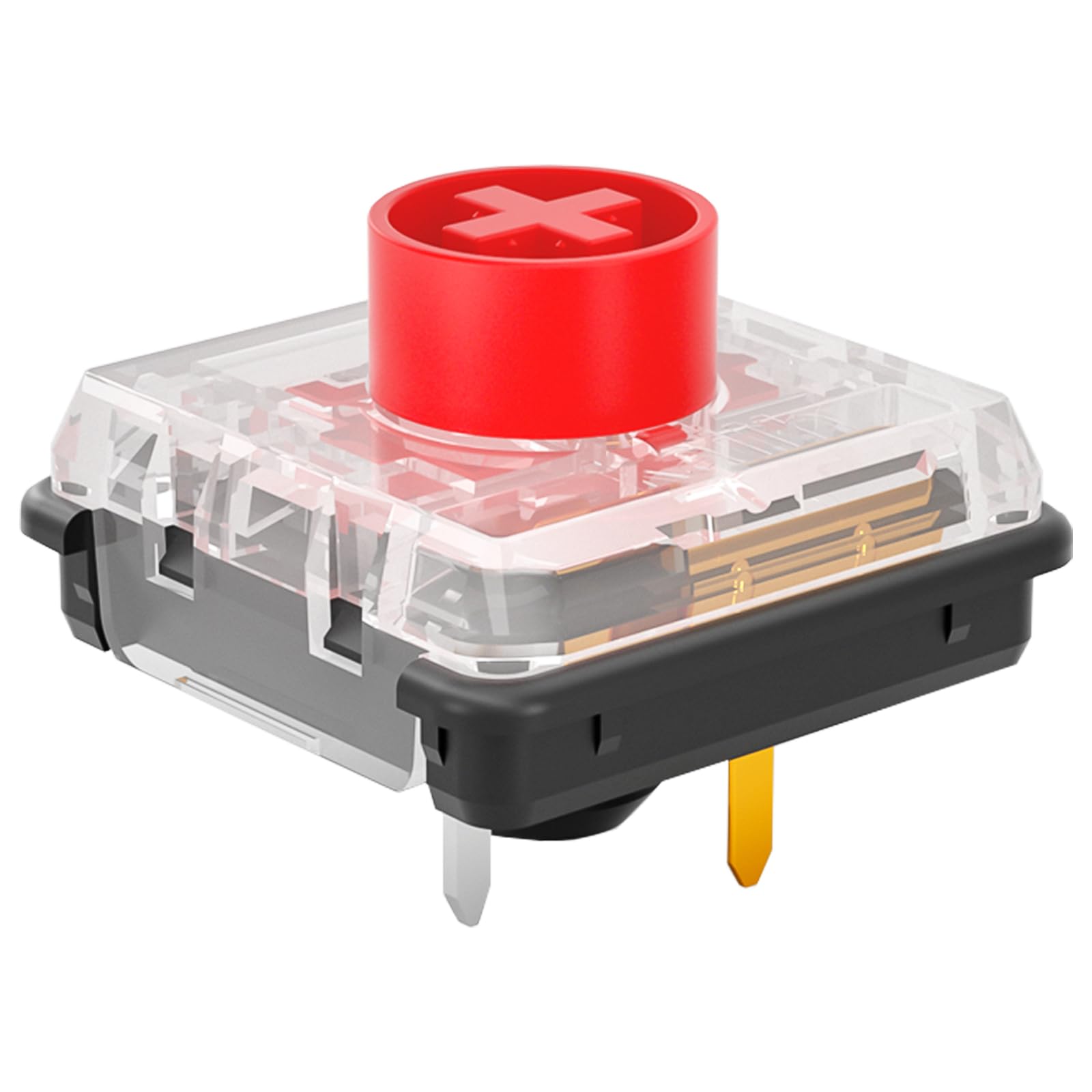 Kailh Choc V2 Low Profile Switch Red Linear  4-Pin 50gf RGB SMD Gaming Mechanical Keyboard Switch (Choc Red 10pcs)