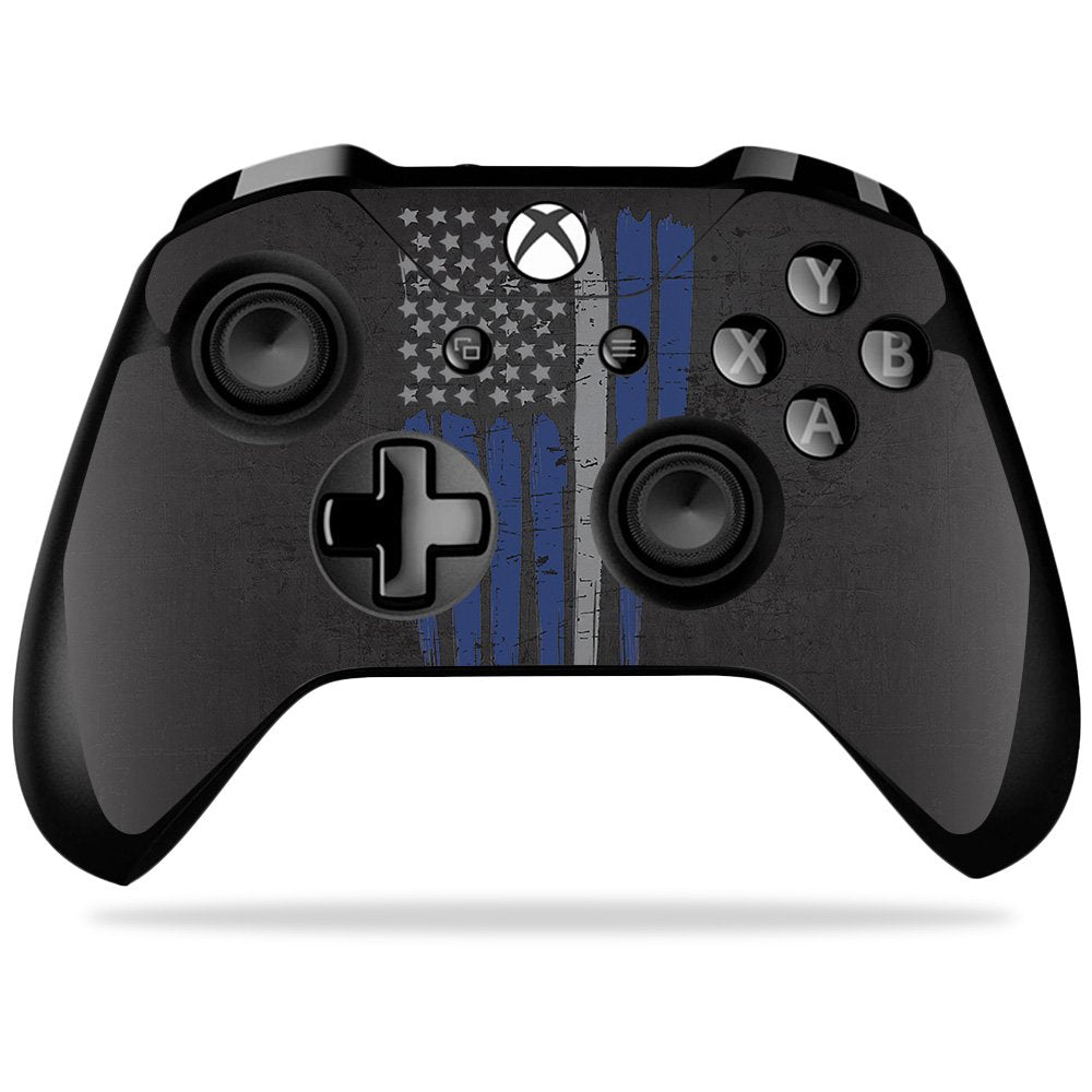 MIGHTY SKINS Xbox One X Controller Skin - Thin White Line, Durable Vinyl Wrap, Easy to Apply, Made in the USA