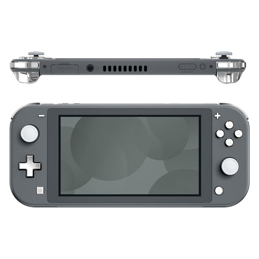eXtremeRate Chrome Silver Replacement ABXY Home Capture Plus Minus Keys Dpad L R ZL ZR Trigger Compatible with Nintendo Switch Lite  Full Set Buttons Repair Kits Compatible with Nintendo Switch Lite