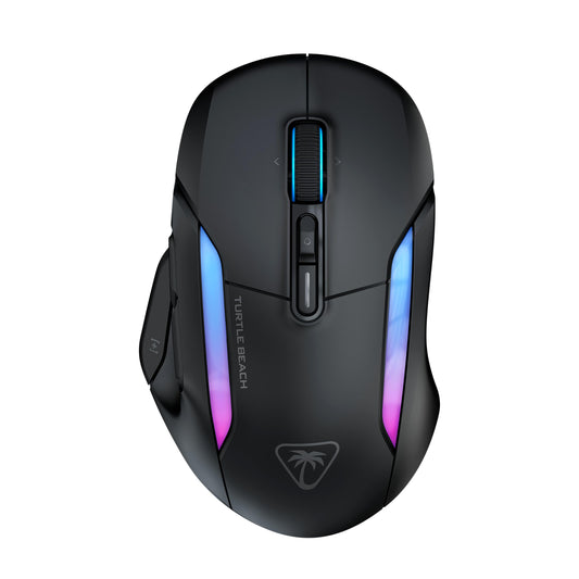 Turtle Beach Kone II Air Wireless Gaming Mouse - 26000 DPI, 350-Hr Battery, 21 Custom Inputs, Ergonomic - Ash Black