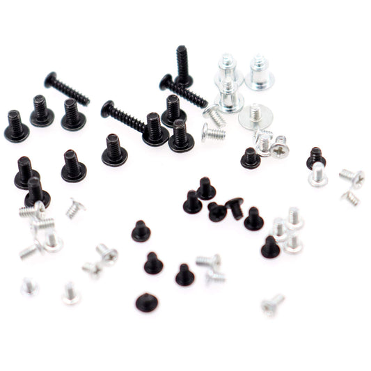 Deal4GO Philips Head Screw Set for Nintendo Switch - 51Screws, Alloy Steel, Black, Third Party Replacement Parts