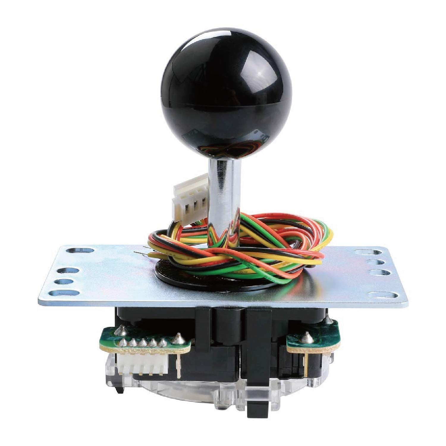 SANWA JLF-TP-8YT Joystick Black Original - for Arcade Jamma Game 4 & 8 Way Adjustable  Compatible with Catz Mad SF4 Tournament Joystick (Black Ball Top)  Use for Arcade Game Machine Cabinet SatNWA