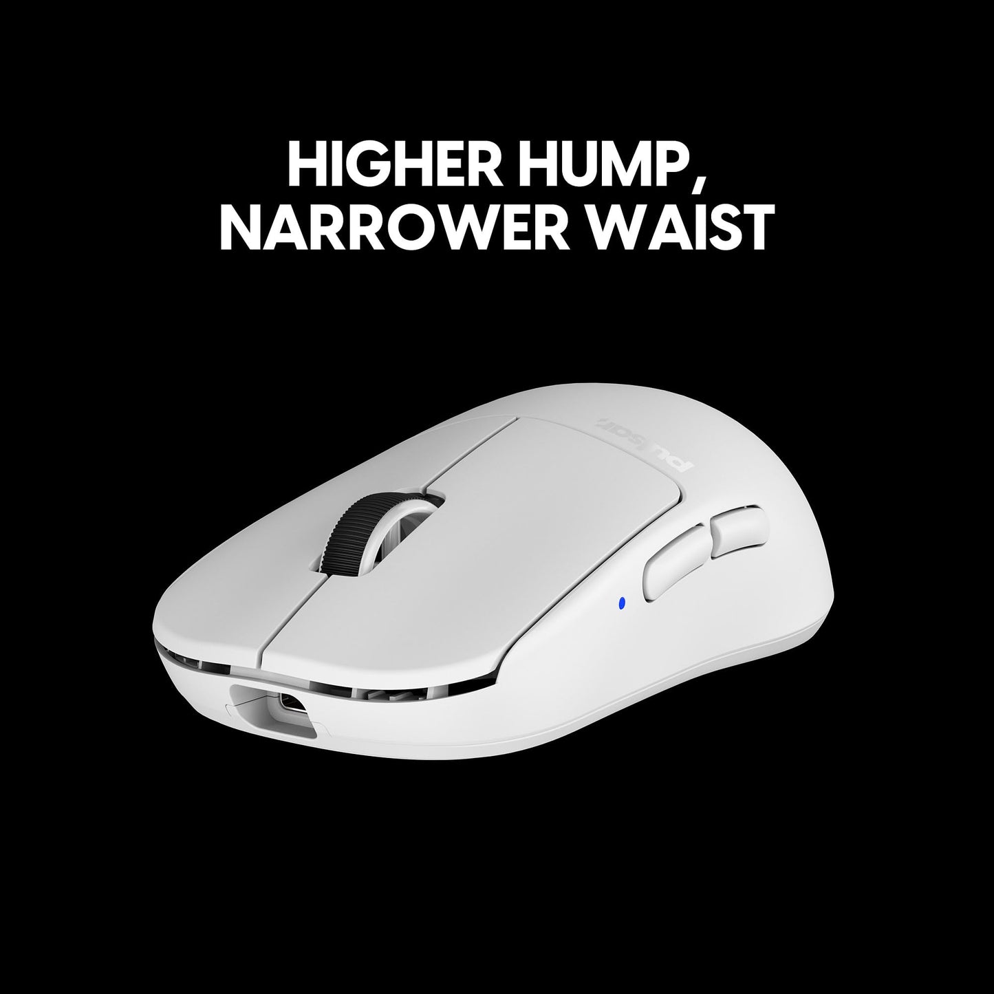 Pulsar Gaming Gears X2H v3 Wireless Gaming Mouse, 32K DPI, Ultra Lightweight 53g, Mini, White, PX2H312-A