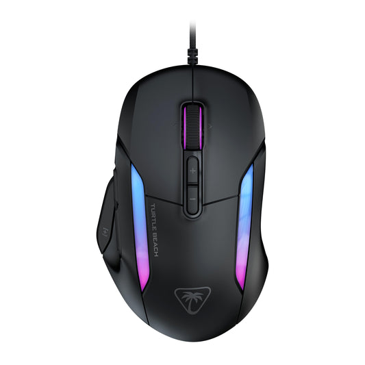 Turtle Beach Kone II Wired RGB Gaming Mouse - 26000 DPI, 100M Click Life, Ergonomic Design, Ash Black