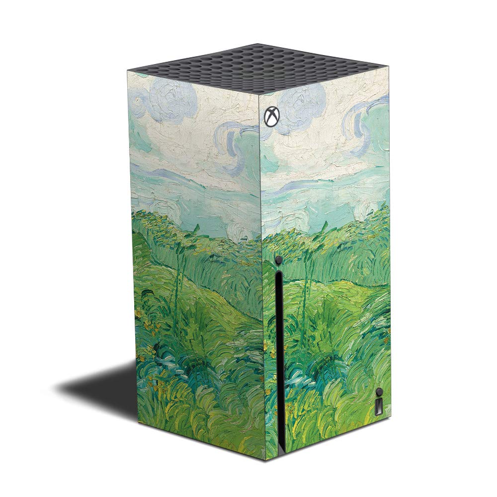 MIGHTY SKINS Skin Compatible with Xbox Series X - Green Wheat Fields | Protective  Durable  and Unique Vinyl Decal wrap Cover | Easy to Apply and Change Styles | Made in The USA