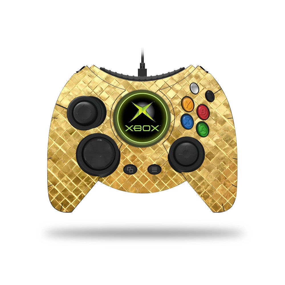 MIGHTY SKINS MightySkins Skin for Xbox One Duke Controller - Gold Tiles Vinyl Wrap, Durable & Protective Cover, Easy to Apply