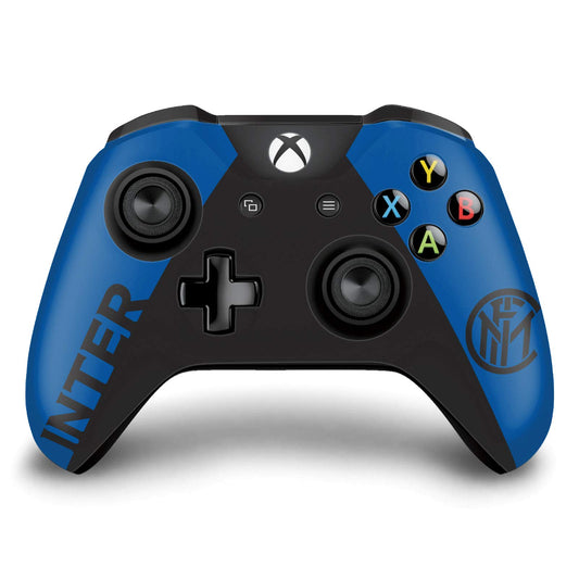 Head Case Designs Officially Licensed Inter Milan Blue and Black Full Logo Vinyl Sticker Gaming Skin Decal Cover Compatible With Xbox One S/X Controller