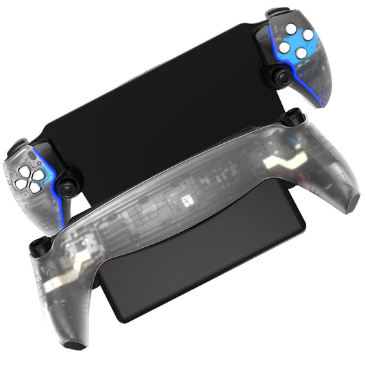 PEYANZ Replacement Plates Compatible with PlayStation Portal Shell Skin for PS Portal Transparent  Gift for Boy/Man(Console Not Included)