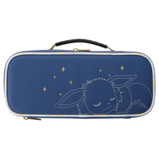 HORI Nintendo Switch Cargo Pouch Compact (Eevee Evolutions) Split Pad Compact Compatible Tpartyl Case - Officially Licensed By Nintendo & Pok?mon - Nintendo Switch & Nintendo Switch - OLED Model  Grey