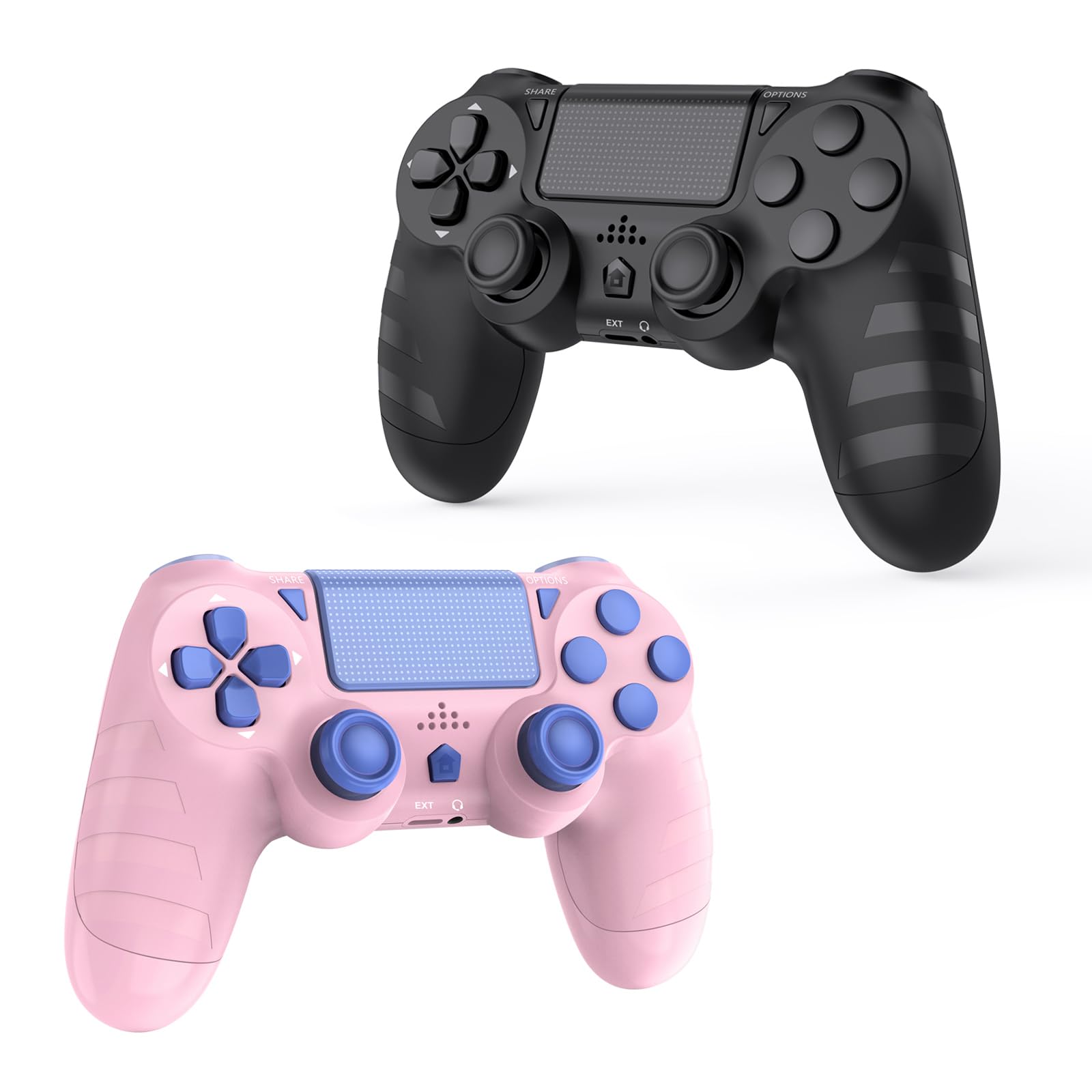 DYONDER Wireless Controllers for PS4/Pro/Slim & PC – 1000mAh Battery, 6 ...