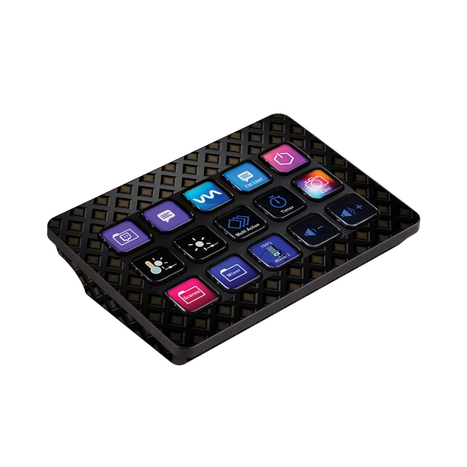 MightySkins Skin Compatible with Elgato Stream Deck MK.2 - Black Wall | Protective  Durable  and Unique Vinyl Decal wrap Cover | Easy to Apply  Remove  and Change Styles | Made in The USA