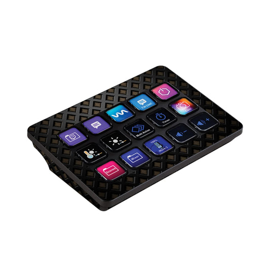 MightySkins Skin Compatible with Elgato Stream Deck MK.2 - Black Wall | Protective  Durable  and Unique Vinyl Decal wrap Cover | Easy to Apply  Remove  and Change Styles | Made in The USA