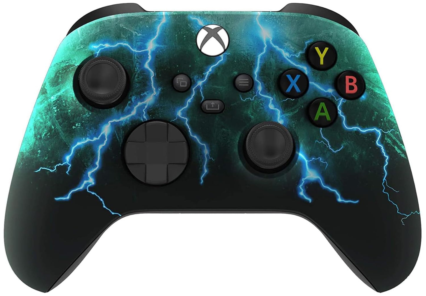 Custom Controllerzz Wireless Controller for Xbox Series X/S & One - Soft Touch Feel - X/S Green Skies