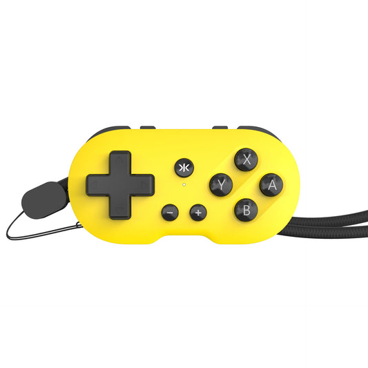 CRKD ATOM Keychain Controller - Mini, Yuzu Yellow, Compatible with Nintendo Switch, PC, Mac, Mobile, Smart TV