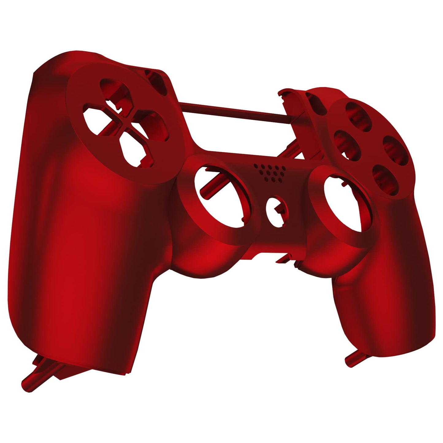 eXtremeRate Scarlet Red Custom Faceplate Shell for PS4 Slim/Pro Controller - Model SP4FX01