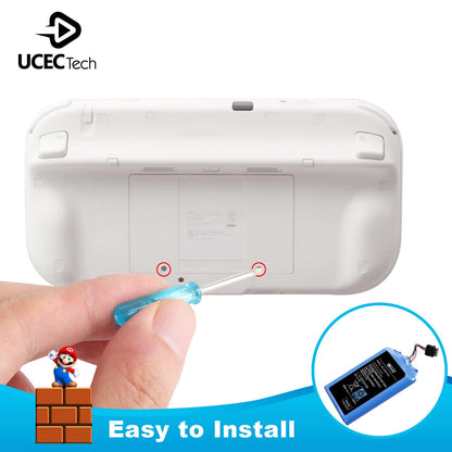 UCEC 8000mAh Rechargeable Battery Pack for Wii U Gamepad WUP-010/WUP-012