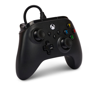 PowerA Nano Enhanced Wired Gaming Controller for Xbox, PC - Compact Black Model XBGP0024-01, Officially Licensed