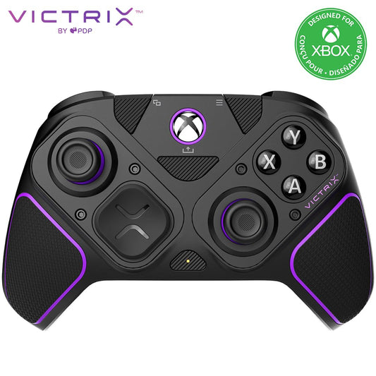 PDP Victrix Pro BFG Wireless Gaming Controller for Xbox Series X|S  Xbox One  Windows 10/11  Modular Gamepad  Dolby Atmos Audio  Remappable Buttons  Customizable control buttons/Paddles/D-Pad  PC App  Black